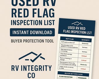 Checklist inspectie rode vlag camper