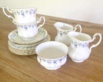 Royal Albert Tea Set | Memory Lane Pattern | Bone China | Made in England