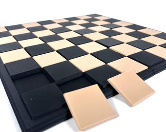 Customizable Removable Chess Board – Modular 3D Chess Board with Interchangeable Squares – Personalized and Modern Chess Board