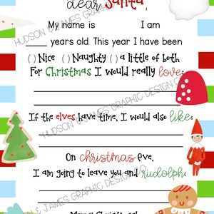 Carta de Niño a Santa