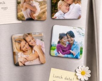 Personalized Mother’s Day Photo Magnet | Custom Mommy & Me Gift | Photo Fridge Magnet | Gift for Mom | Keepsake Magnet | Mother’s Day Gift I