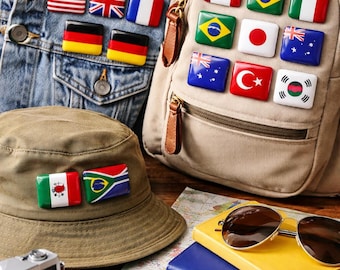 Wereldvlaggenspeldjes | 2x2 vlagspeldjes | Landenvlaggenspeldjes | Rugzakspeldjes | WK 2026 accessoires | Reisspeldjes | Cultureel en erfgoedcadeau