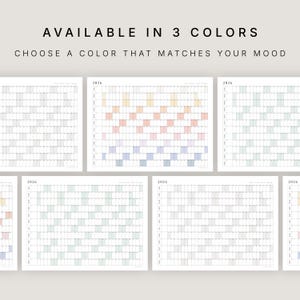 2026 Year At-A-Glance Calendar | Minimalist Wall Planner (Digital Download) image 6