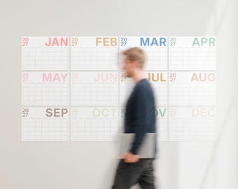 2027 Minimalist Wall Calendar | A3, A4, Letter (Printable PDF Download)