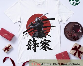 Samurai-Krieger PNG | Katana Schwert, Japanische Kunst (Digitaler Download)