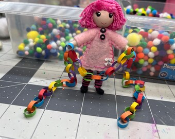 Paper chain birthday