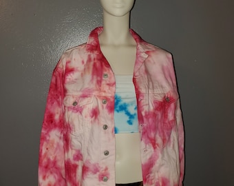 Roze denim jasje