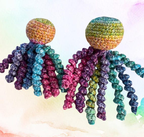 Crochet Octopus Duo - Gift Set Duo - Big & Small Amigurumi Plush