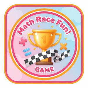 Course de mathématiques amusante ! - Jeu HTML pour un joueur | Téléchargement numérique | Lecture instantanée