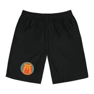 Surf Torii Gate Patch Board Short | Logo vague du sanctuaire japonais