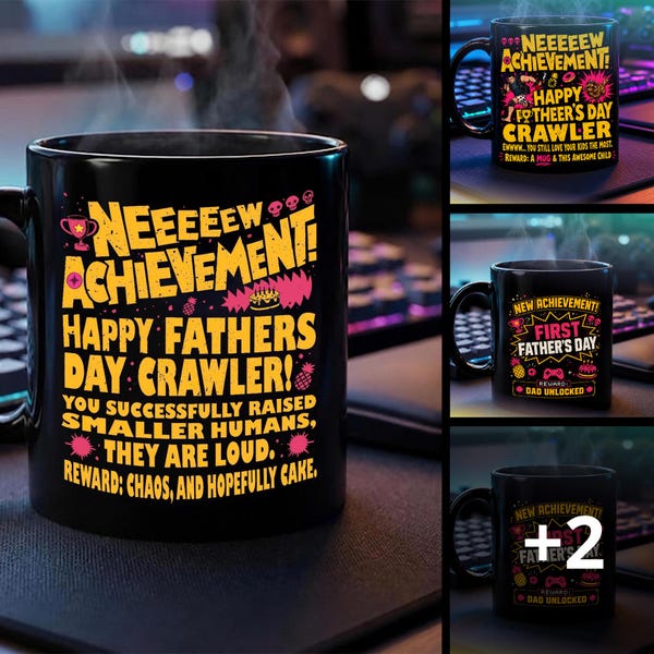 Taza de Carl de Dungeon Crawler para el Día del Padre, Regalo de Logro para Papá, Merchandising para Fans de DCC, Taza Divertida de Regalo para Papá de LitRPG