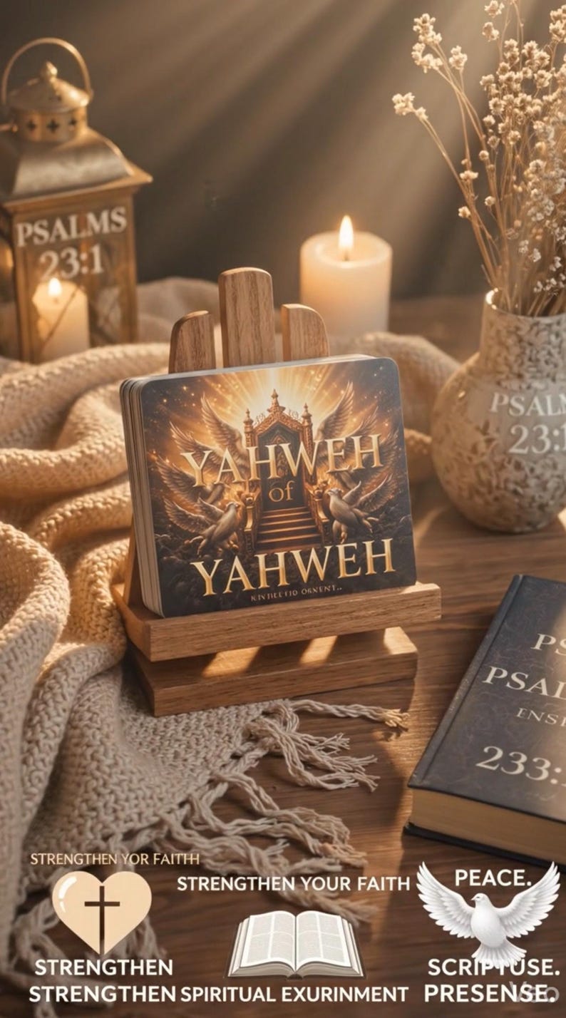 Yhwh Scriptures Printable Bible Scripture Cards Digital Download Biblical Names of ...