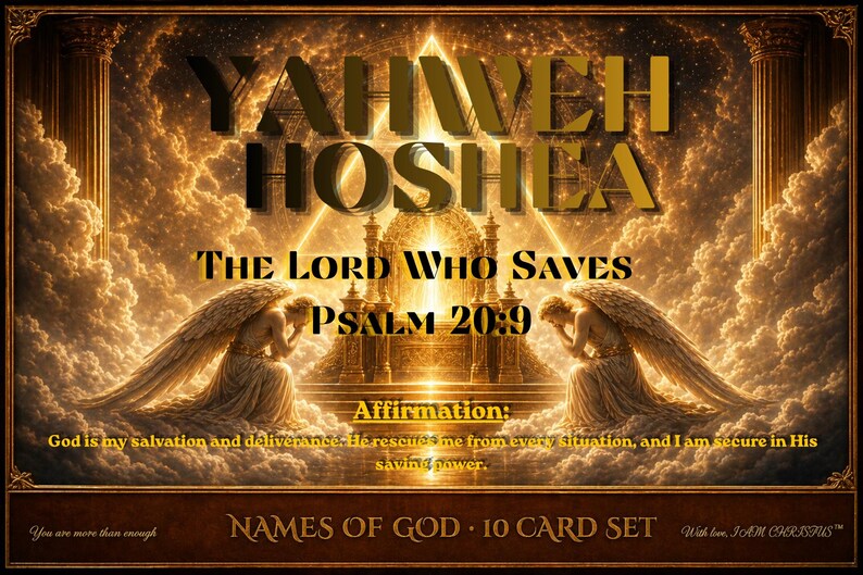 Yhwh Scriptures Printable Bible Scripture Cards Digital Download Biblical Names of ...
