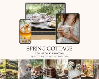 Fotos de stock de arte cottagecore, imágenes de stock de casas de campo de primavera, vida en el campo