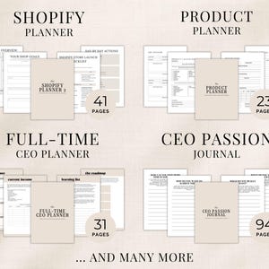 Business Planner Bundle, 38 Canva Templates, MRR PLR Resell Rights image 15