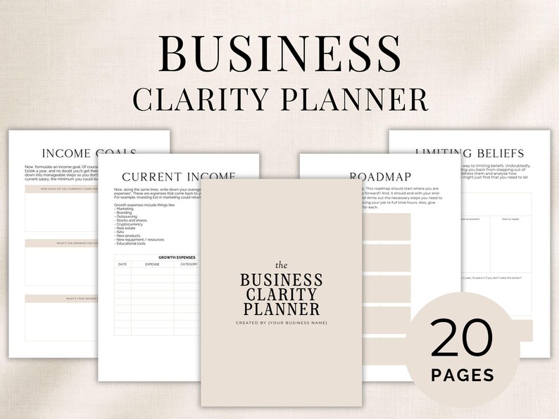Business Planner Bundle, 38 Canva Templates, MRR PLR Resell Rights image 6