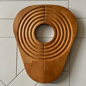 Magnetic Solid Wood Plant Stand, Planter Cover, Pet Protector, Wooden Plant Top Cover and Side Table Bild 2