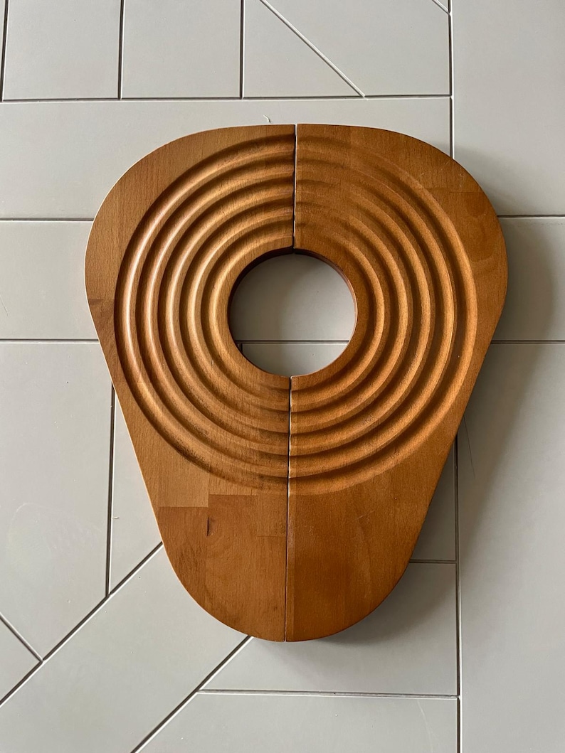 Magnetic Solid Wood Plant Stand, Planter Cover, Pet Protector, Wooden Plant Top Cover and Side Table Bild 2