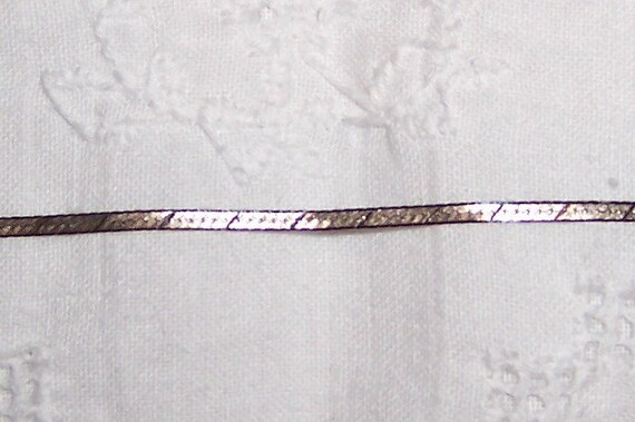 Vintage Omega diamond cut bracelet. Sterling silv… - image 3