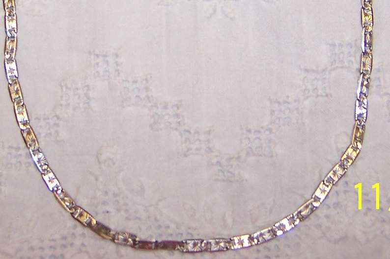 Sterling Silver. EXTENDED SALE 20/% OFF Vintage Links Necklace