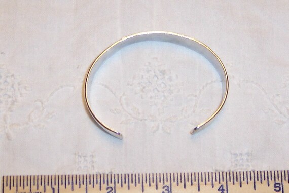 Vintage Wide Cuff. Solid sterling silver. More in… - image 2