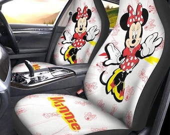 Disneyland Minnie Mouse Car Seat Covers, Minnie Mickey Car Seat Protector, Minnie Mouse Car Decoration, Disneygirl Trip 2026 Car Accessory
