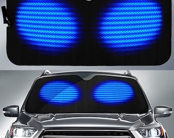 Disneyland Wall-E Eyes Car Sunshade, Disneyworld Wall-E Car Sun Shade, Disneyland Movie Car Sunshade, Wall-E Magic kingdom Sunshade