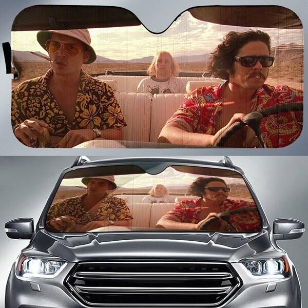 Discover Fear and Loathing in Las Vegas Movies Car Sunshade, Raoul Duke Las Vegas Car Sun Shade, Vintage Movie Car Accessories, Funny Car Decor