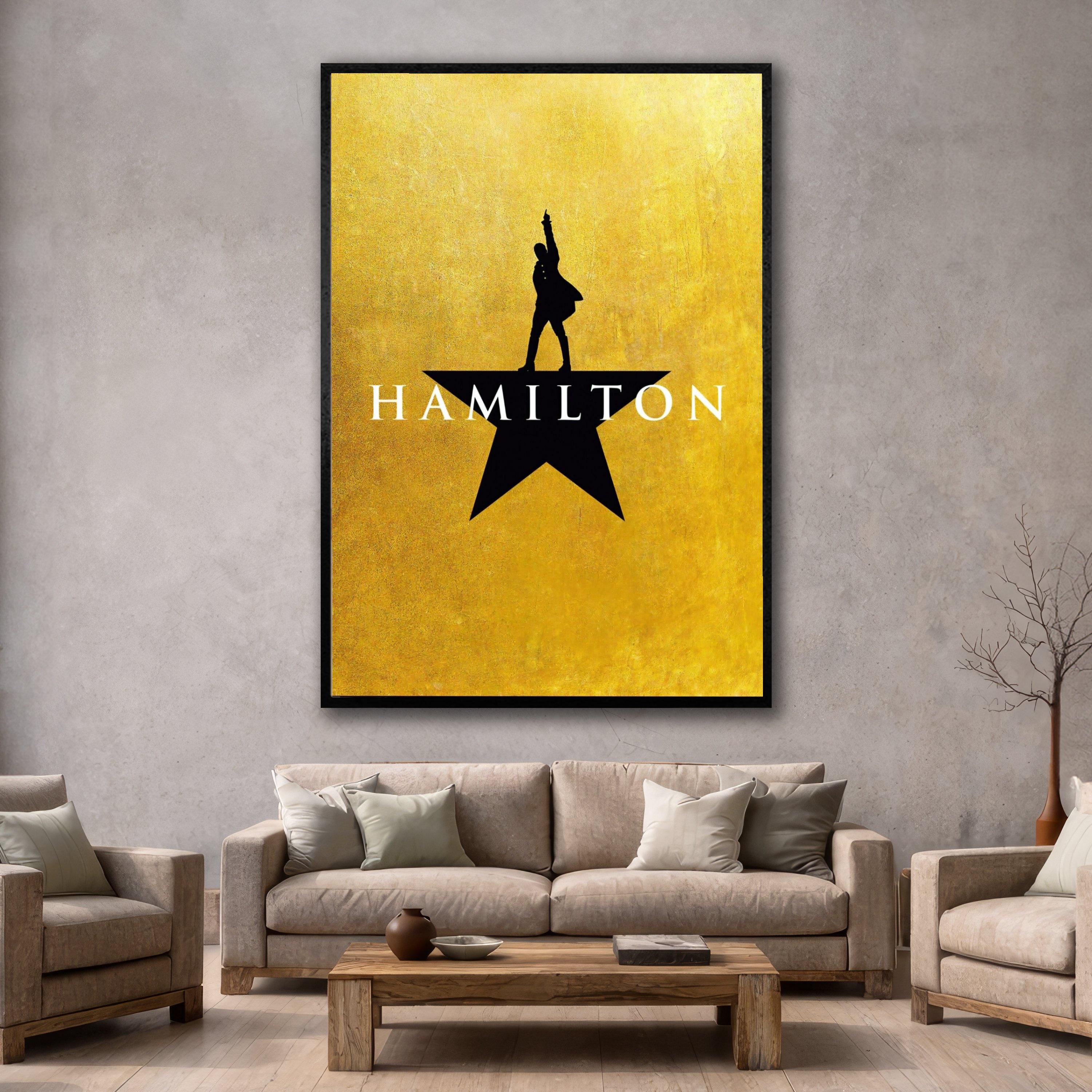 Discover Hamilton Musical Logo Poster, Broadway Theater Poster, Home Decoration