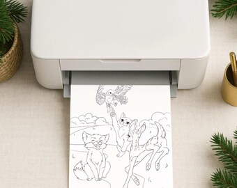 Printable Coloring Book for Kids