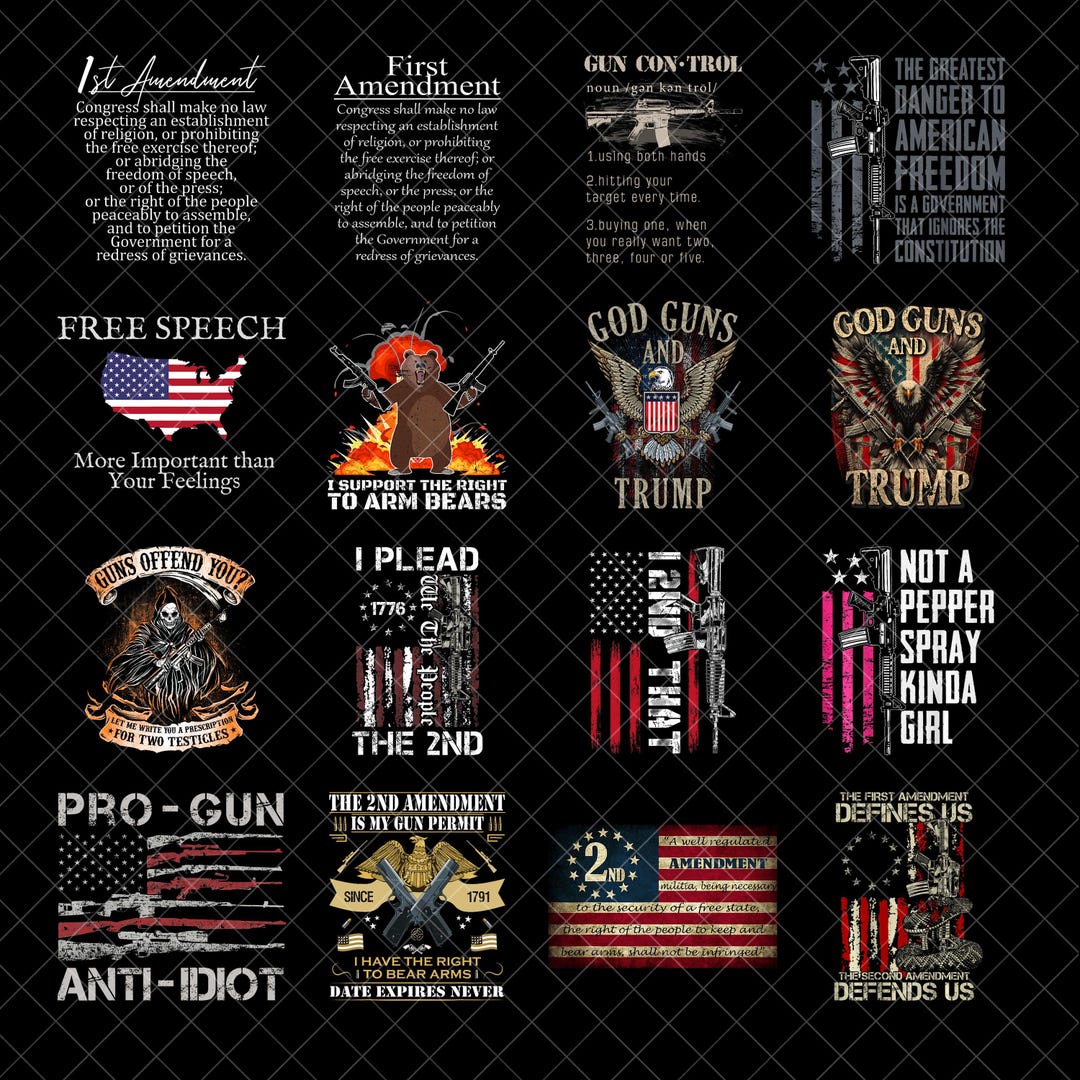 Amendment Bundle Png, Amendment T-shirt Png, American Flag Png ...