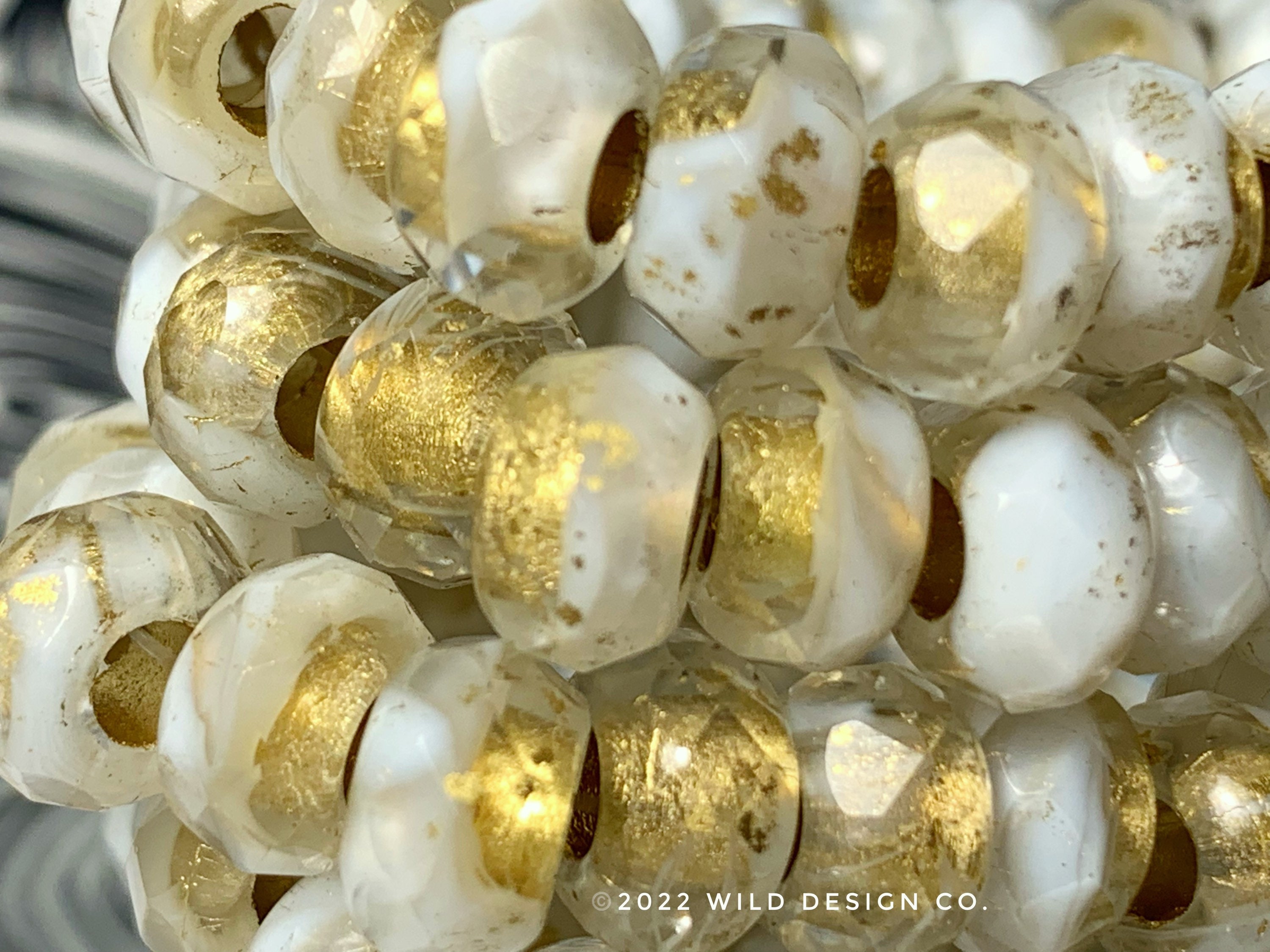 Copper Rhinestone and Resin Faceted 12mm Beads - 10pc - Loose Beads - Other  Notions - Notions