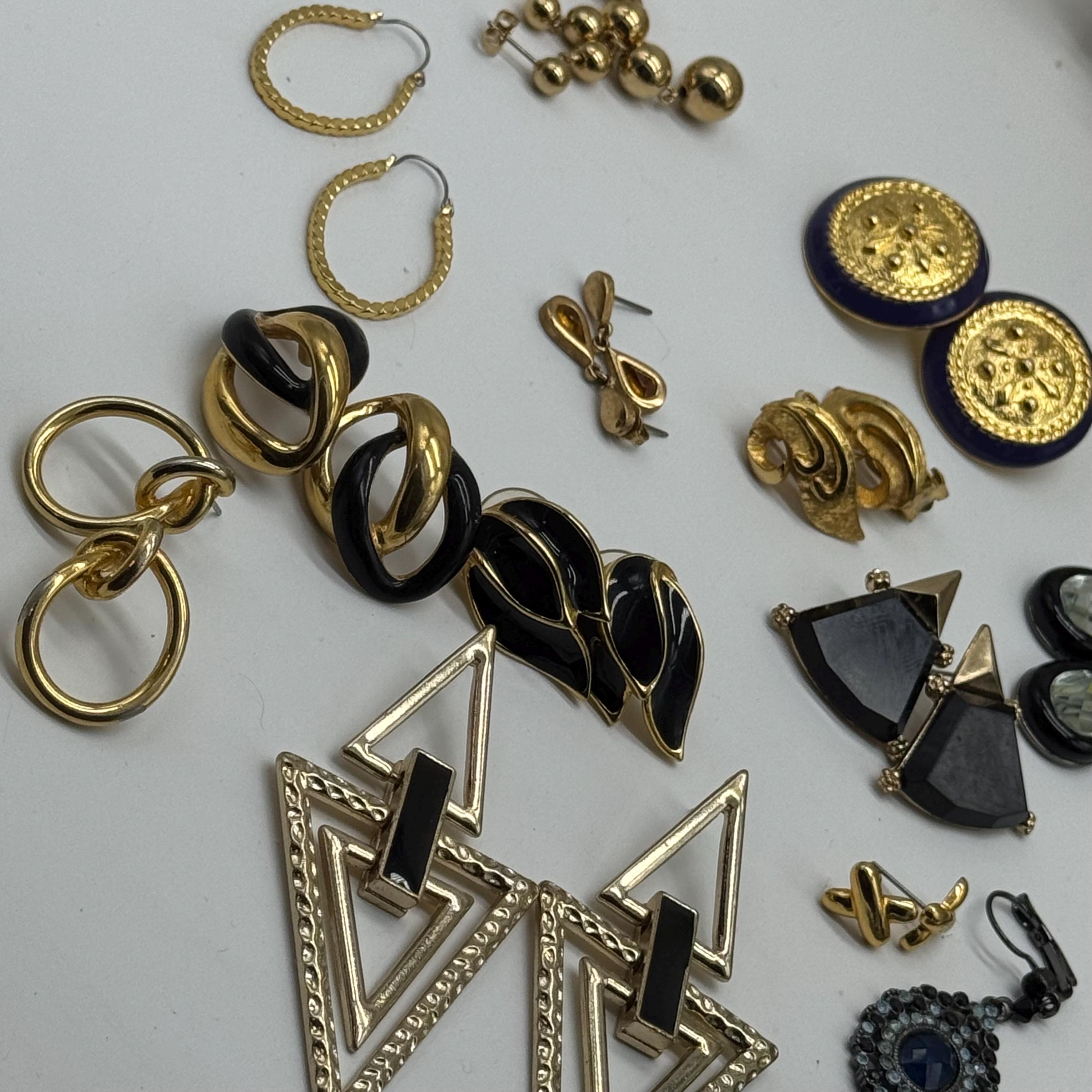 Le Monde Des Bijoux Lotto Di 10 Paia Orecchini Pendenti Moda - Foto 13