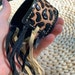 Leopard Print Bracelet Tooled Leather Cuff Bracelet Cheetah Print ...