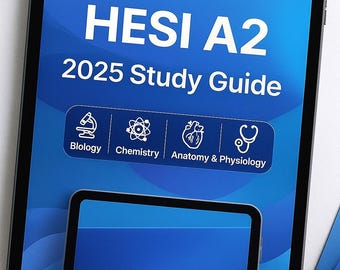 HESI A2 Science Review Bundle Guide | Biology, A&P, Chemistry | Nursing Entrance Exam Prep