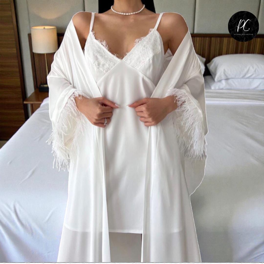 Two Piece Night Gown - Etsy