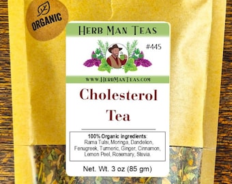 Cholesterol Tea | Heart, Liver & Metabolism Blend | By Master Herbalist Khabir