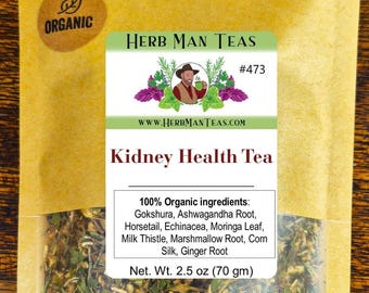 KIDNEY HEALTH TEA | Organic Herbal Tea for Daily Support | Made by Master Herbalist Khabir