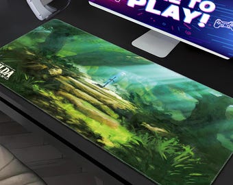 Zelda Gaming Mouse Pad, High quality printing Gaming Desk Pad, Kawaii Anime Mouse Pad,Mouse pad xxl, Desk Mat, Breath of the Wild