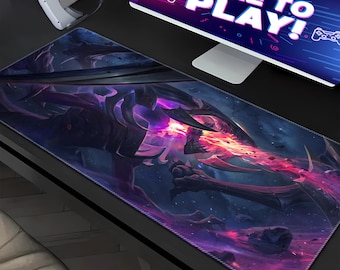 Cho'Gath Dark Star Mouse Pad - Large League of Legends Gaming Desk Mat