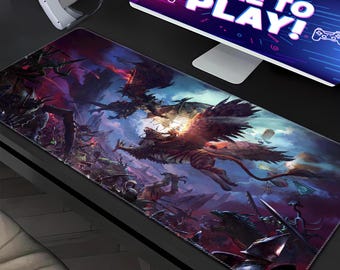 Immortal Empires Gaming Mouse Pad, High quality printing Desk Pad, Keyboard Computer Laptop Mat, Mouse pad xxl, Desk Mat, Total War