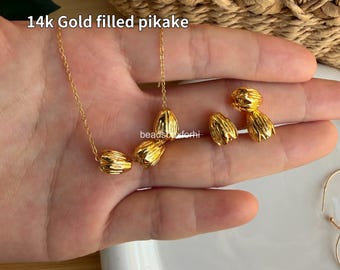 14K Gold Filled Pikake Bead, High-quality electroplating, Hawaiian Gold Pikake Bead