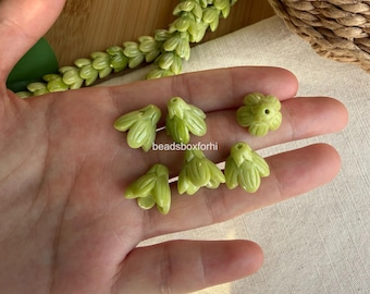 14x13.3 mm Cute Puffy Pakalana Beads, Resin & Coral Powder Colorful Pakalana Beads, Hawaiian Keychain/ Purse Lei Making, HK41