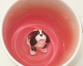 Black Spotted Springer Spaniel Surprise Mug (Made to Order)