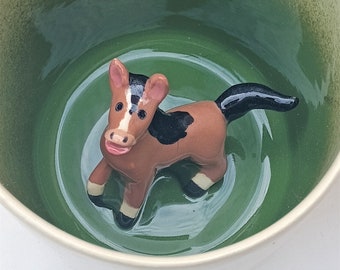 Little Horse Peekaboo Mug, Surprise Mug,  (In Stock)