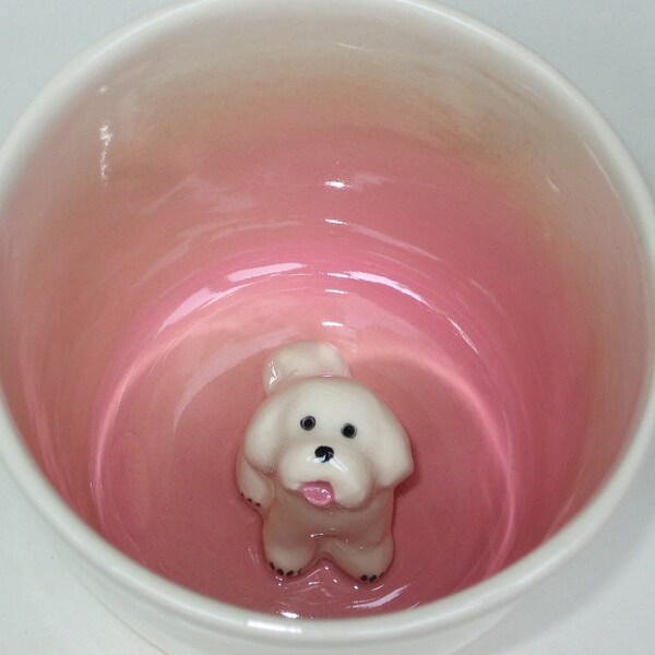 Bichon Frise, paw printed