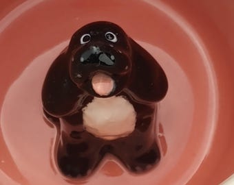 Black Spaniel,  Dog Surprise Mug, Peekaboo Tea Cup
