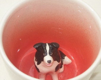 Border Collie (made to order) Surprise Mug