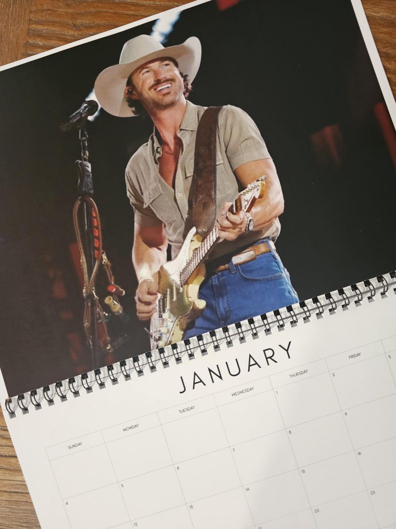 Riley Green 2026 Printable Calendar – Digital Download - Etsy