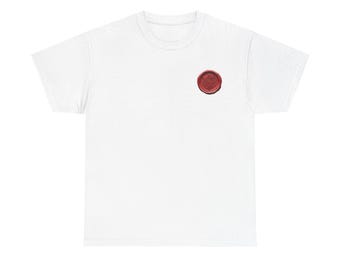 Floral Wax Stamp for UK Lovers T-Shirt | British Floral Seal Tee #001